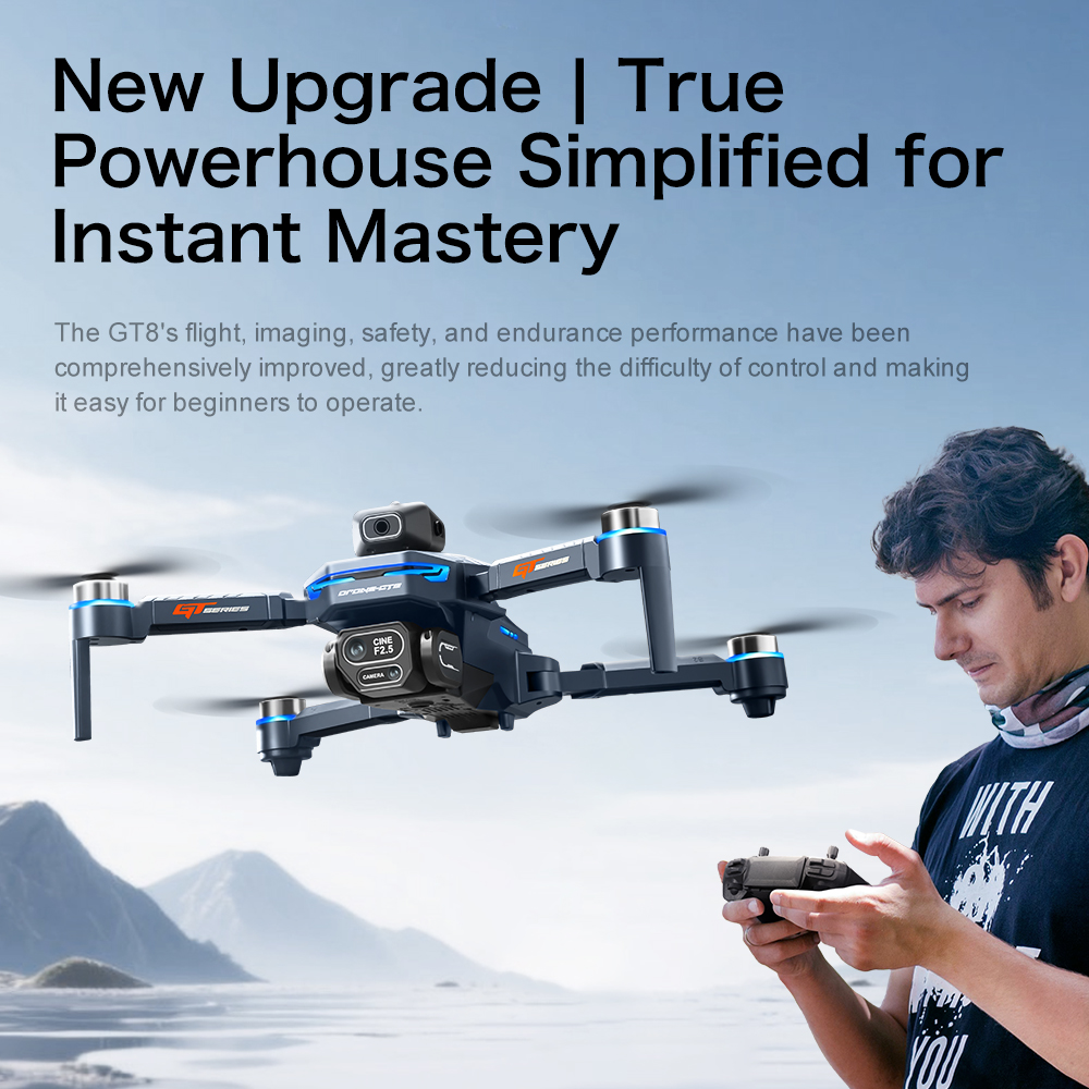 Drone Original GT8 8K Profissi - Drone Kit With Camera avaliação e preço
