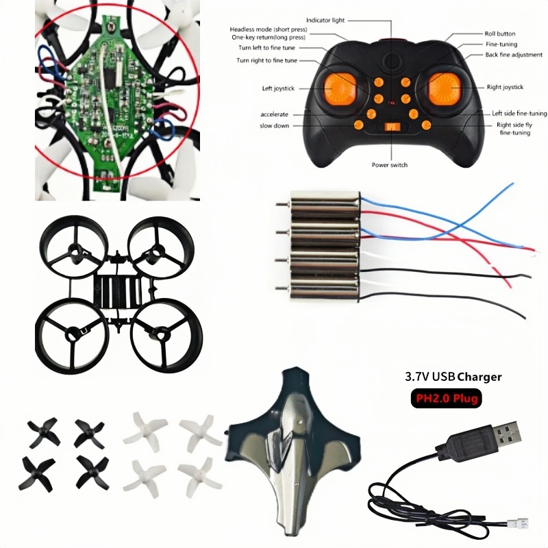 Kit Completo de Drone DIY 2.4G - Drone Kit Beginner avaliação e preço